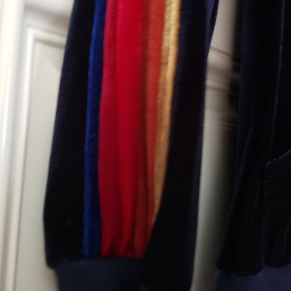 Aviator Nation Navy Velvet Jacket Medium M Sold Out - Picture 6 of 9